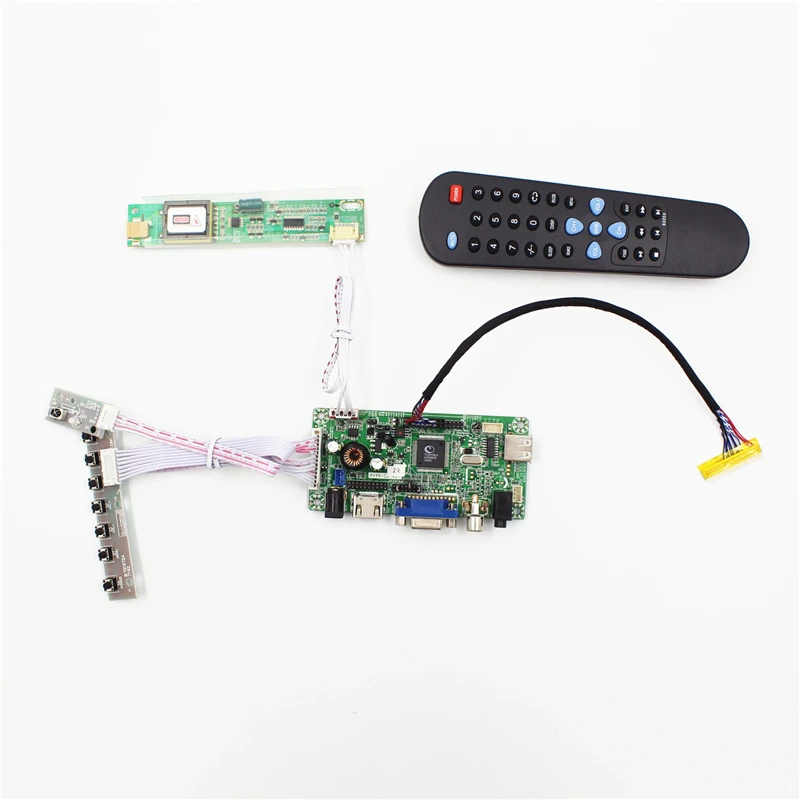 

Free Shipping AVX9-CZ HDMI VGA AV Audio USB LCD Controller Board for LP154WX4 TLC1 1280x800 LP154WX5 CCFL LVDS raspberry pi DIY