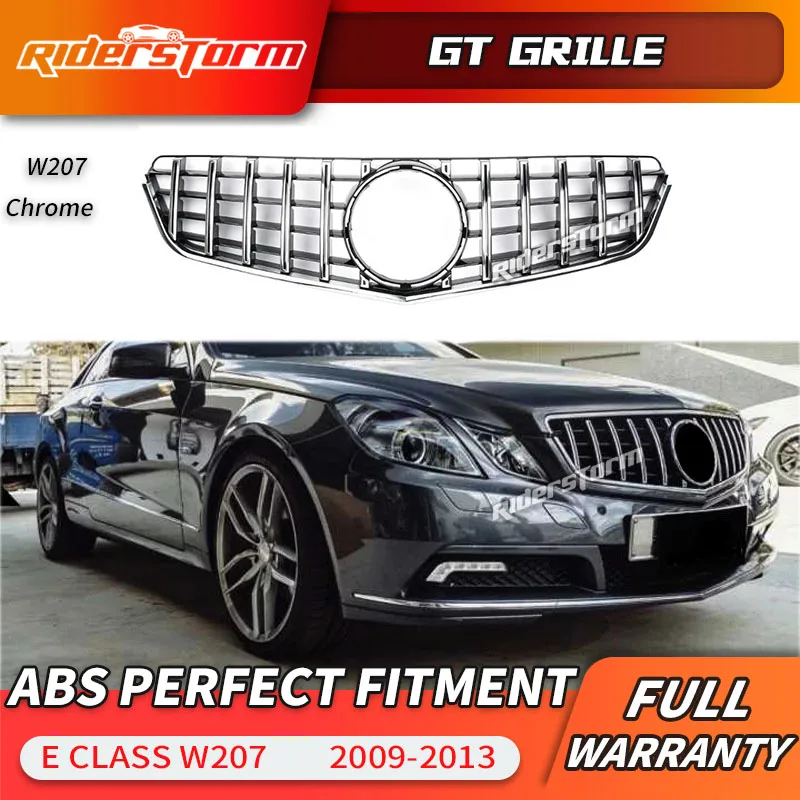W207 GT решетка C207 Вертикальная для Mercedes benz E Coupe Facelift передний бампер Sport 2009 2013 E200 E320