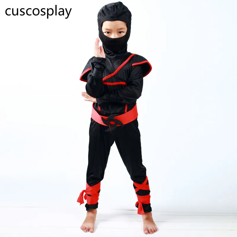 Children Costumes Martial Arts Ninja Cosplay Suit For Kids Children's