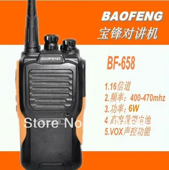 

DHL Freeshipping +Baofeng BF-658 commercial transceiver radio uhf handheld radio transmitter long range walkie talkie 5w 10km