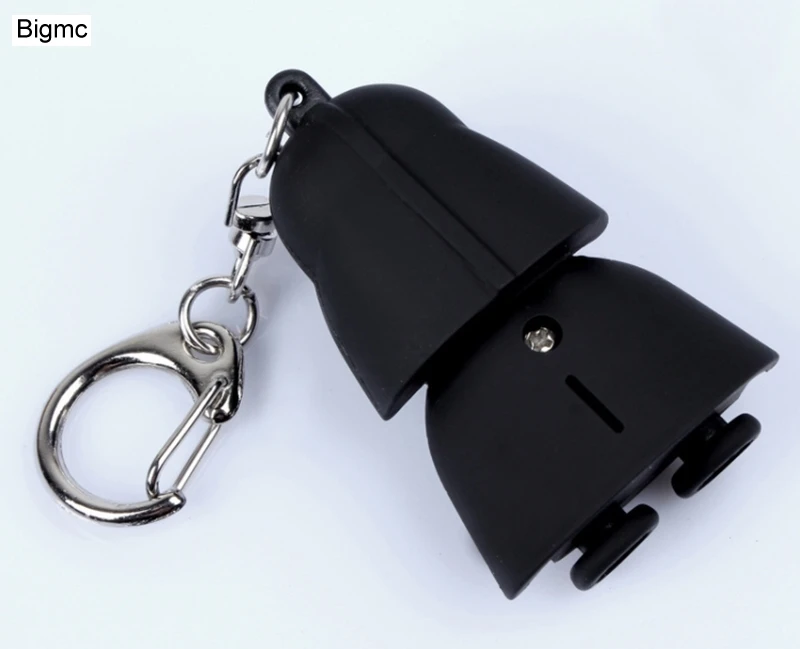 Горячая Распродажа брелок с мультяшным рисунком черная звезда войны светло