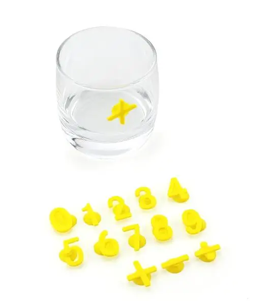 4 14PCS/SET Creative Wine Cup Recognizer With Sucking Disc Party Dedicated Wine Glass Marker Silicone Label Barware Accessories - Цвет: 4