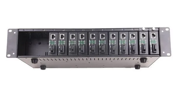 fiber optic converter rack 1