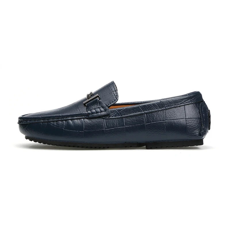 Jkpudun Дизайнерские мужские туфли без шнуровки Повседневное высокое качество итальянский Модные туфли для вождения мужские лоферы Элитный бренд кожаные туфли-лодочки