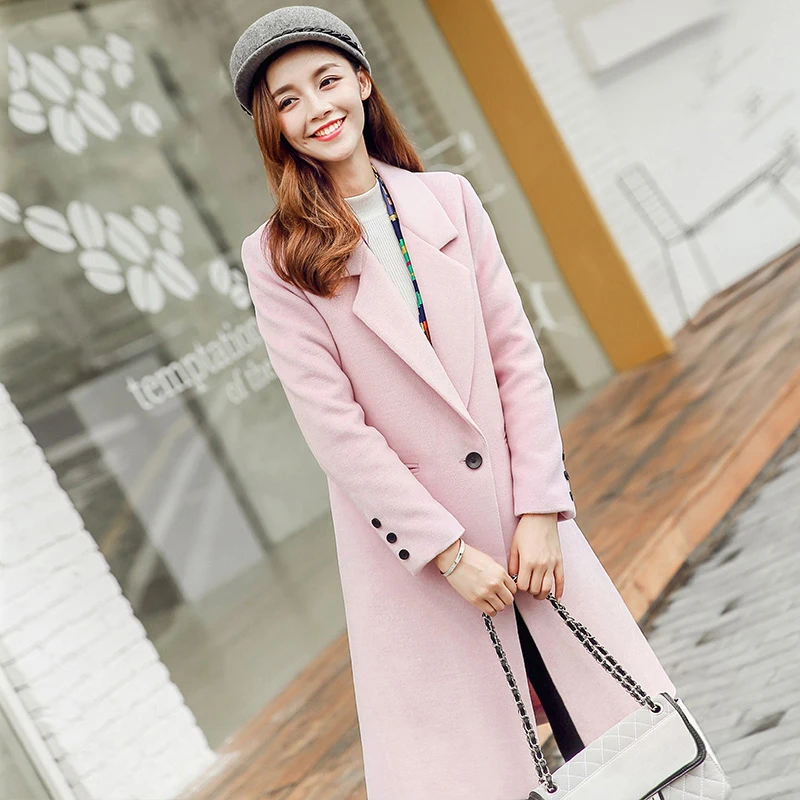 manteau hiver rose