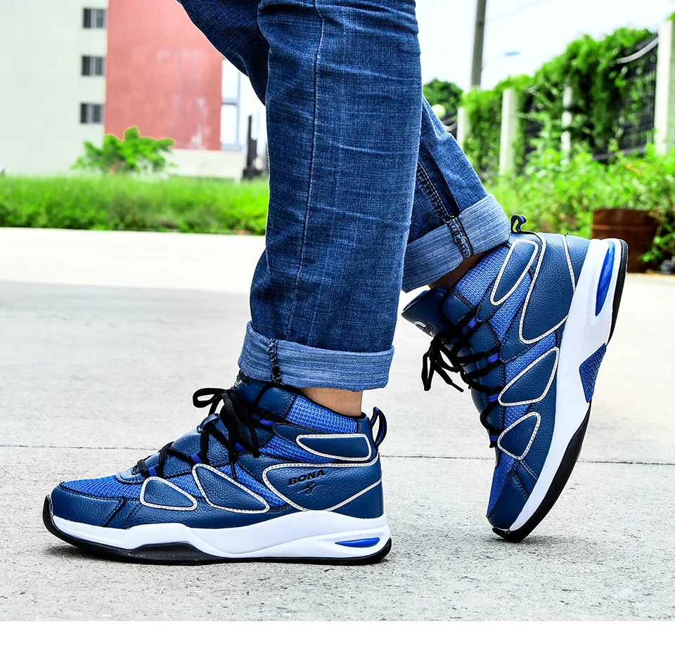 BONA Zapatos de baloncesto para hombres zapatos hombre Ultra verde Boost новые camuflaje Basket Hombre Zapatos zapatillas