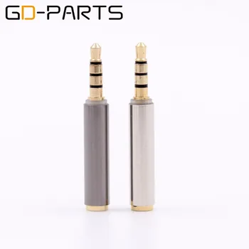 

4 Poles Stereo 3.5mm Male to Female Headphone Adapter TRRS Earphone Plug Connector for iPhone Mobile Notebook Gold Plated