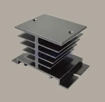 

Solid state relay radiator black SSR25A aluminum heat sink radiating seat 50*80*50