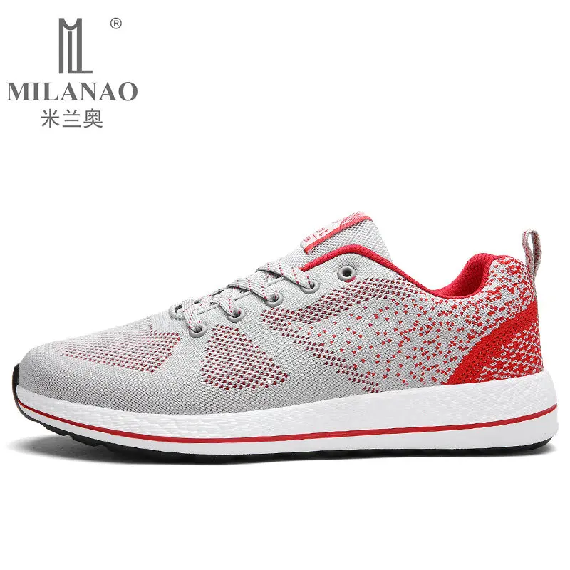 2016 MILANAO Moon lunar Top Quality Training Running Shoes ,mesh breathable Sport colors Black/grey/blue/green mens Sneakers