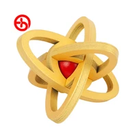 Anti-Stress Reliever Toys IQ Brain Teaser Kong Ming Lock 3D Wooden Interlocking Burr Puzzles Game Toy For Adults Kids E25 1