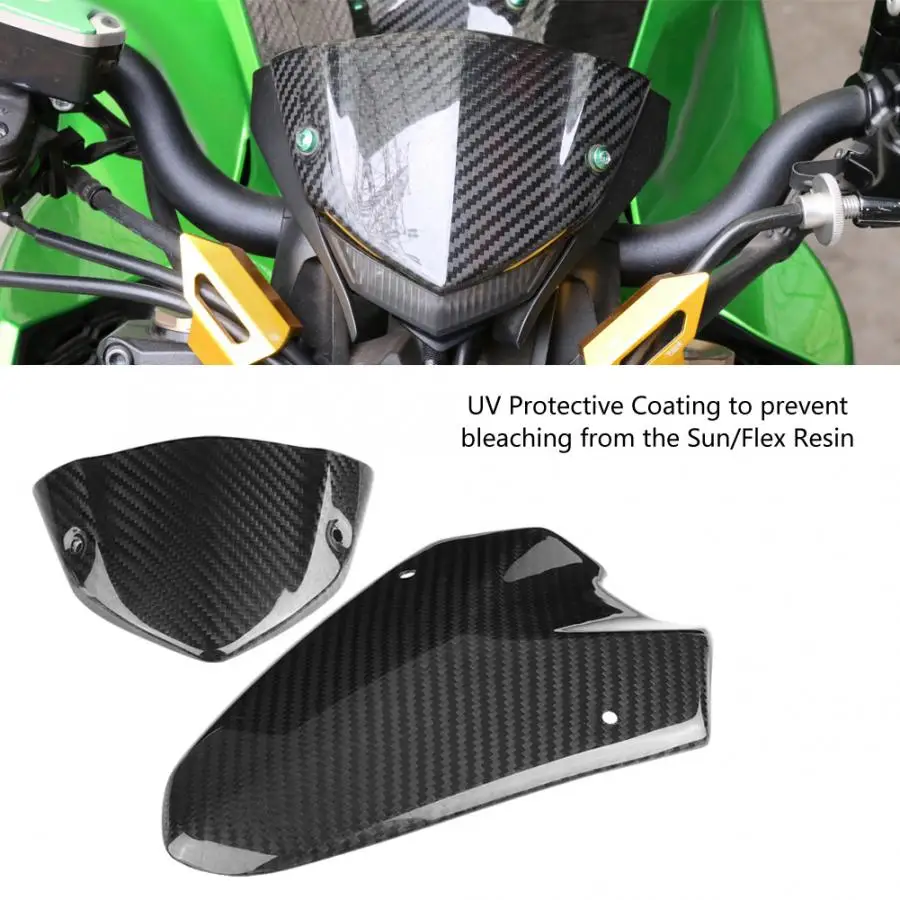 

Motorcycle Headlight Fairing Instrument Windshield Cover Windshield Windscreen Deflector Cover for Kawasaki Z1000 2014 2015 2016