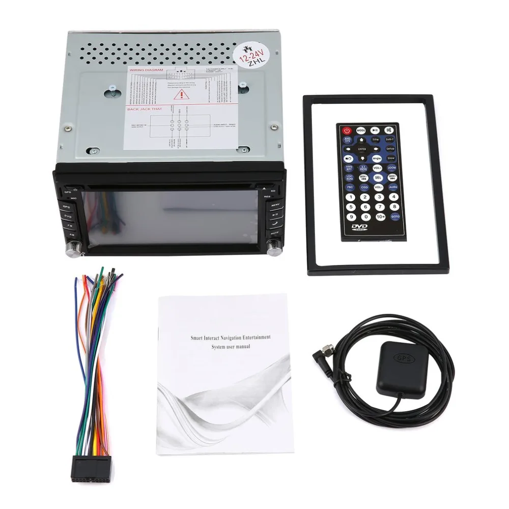 

6.2 inch Car Radio Stereo GPS Navigation 2 Bluetooth USB SD Touch Car Multimedia Player Audio Player Multi-window View