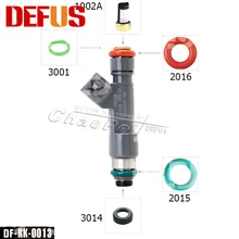 50 шт./пакет 5 пакетов фильтр топливной форсунки уплотнительное кольцо пластиковая крышка авто запасные части для 9W7E-C7A 12613163 комплект Лучшая