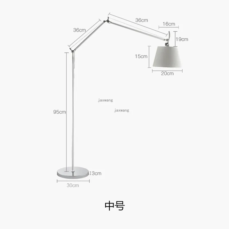Светодиодный напольный светильник в скандинавском стиле для гостиной, с двойным вращением, стоячий светильник, Декор для дома, отеля, стоячий светильник, декоративный светильник, светильники - Цвет абажура: M