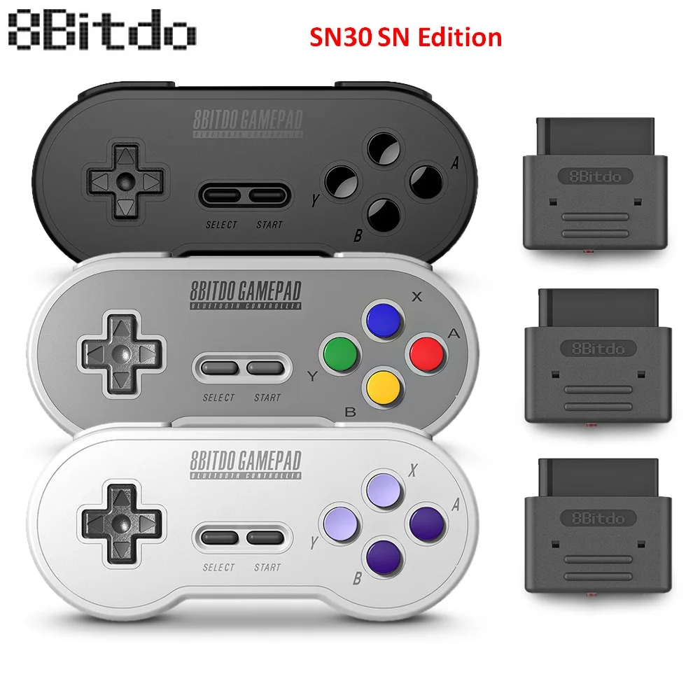8Bitdo SN30 SN версия ретро беспроводной контроллер геймпад с Bluetooth приемник для Windows