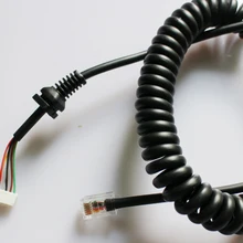 10x 6 Pin микрофонный кабель Замена шнур для Yaesu MH-48A6J FT-3000 FT-3000M FT-7100 FT-7100M двухстороннее радио