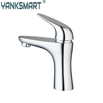 

Bathroom luxury Basin Faucets Torneira Hot/Cold Water Waterfall Bathroom Brass Mixer Polished Chrome Bathroom Mixer Tap