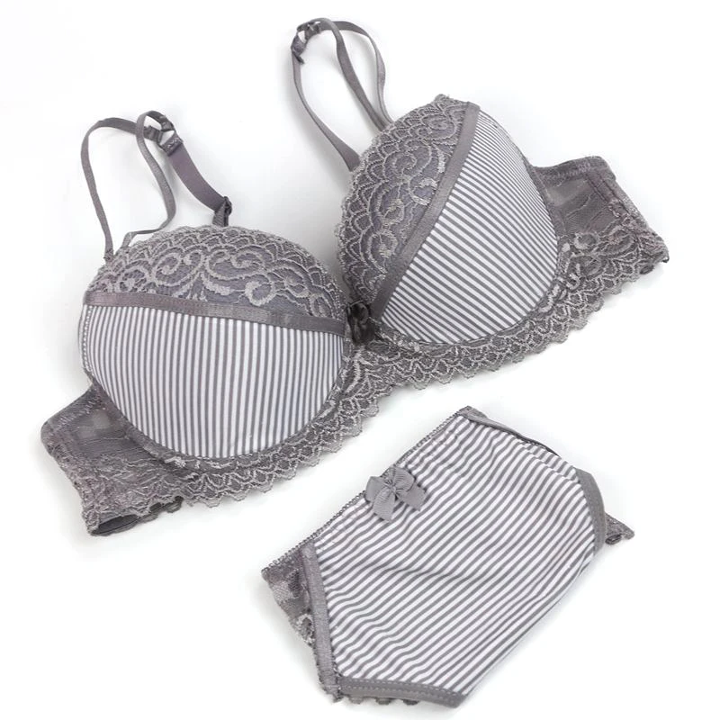 

2018 Sexy B C Cup Bra Brief Sets Fashion Lace Push Up Bra Set Women Underwear Set Lingerie Set