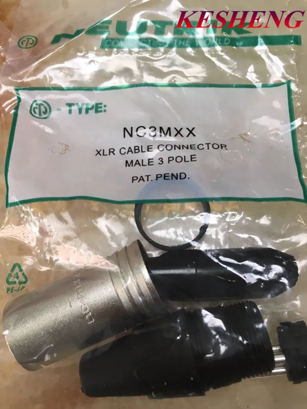 10 шт./5 шт. NC3MXX и 5 NC3FXX для NEUTRIK Мужской Женский комплект 3 контактный разъем XLR