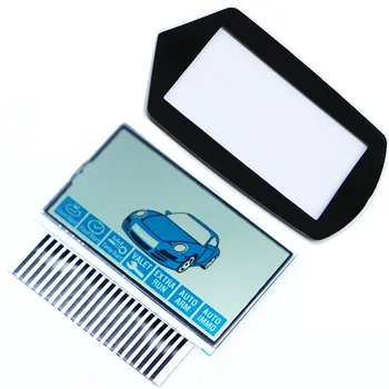 

B9 LCD display flexible cable+ LCD keychain Glass for Starline B9 lcd remote controller B9 display with Zebra Stripes