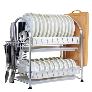 

304 Stainless Steel Dish Rack Drain Rack Drawer Type Kitchen Rack Storage Lining Dry Sink To Put Tableware