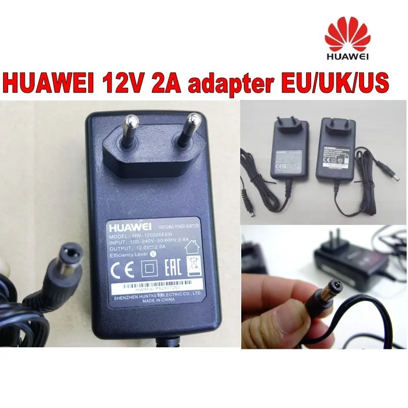 Адаптер переменного тока для HUAWEI 12V2A-EU/UK/US шнур питания кабель для настенного зарядника