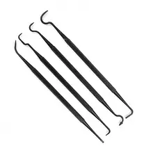 4 шт./лот, двухсторонний нейлоновый набор для чистки ружья, инструменты для чистки ружья, трубка для чистки ружья, щетка, крючок для наружной охоты, портативная винтовка