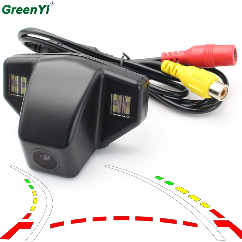 Car Dynamic Trajectory Reverse Backup Rear View font b Camera b font For Honda Accord CRV