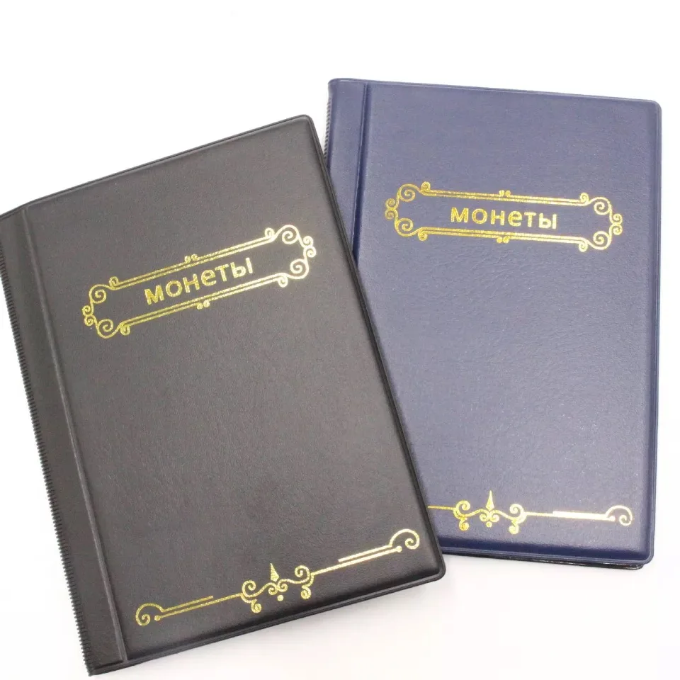 120 коллекция монет альбом Деньги Монета хранения Книга Держатель