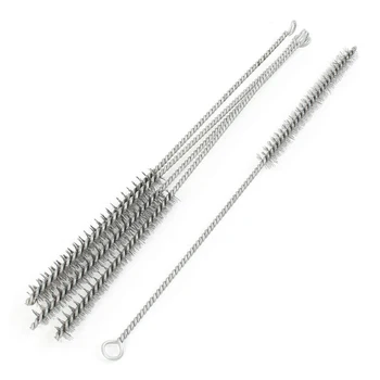 

5 Pcs 31cm Long 15mm Diameter Stainless Steel Wire Tube Cleaning Brush