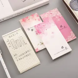 1 упак. к. Kawaii розовый Сакура блокноты маркер бумага для заметок на клейкой основе Декор школы канцелярские принадлежности