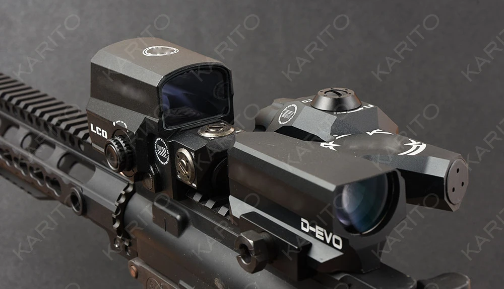 

Tactical 6x20 optics Rifle Scope D-EVO Dual-Enhanced with LCO Red Dot Sight Reflex Sight Rifle Sight M3720 R3745