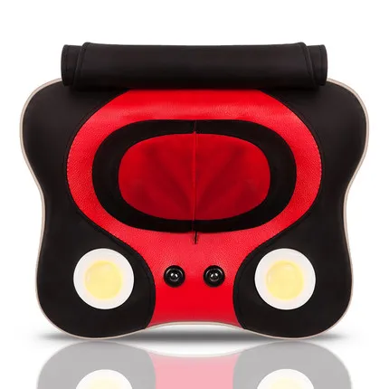 Heating Massage Cushion Pillow Cervical Massager 4D Kneading Electric Vibrating Massager Shiatsu Body Shoulder Back Massage 