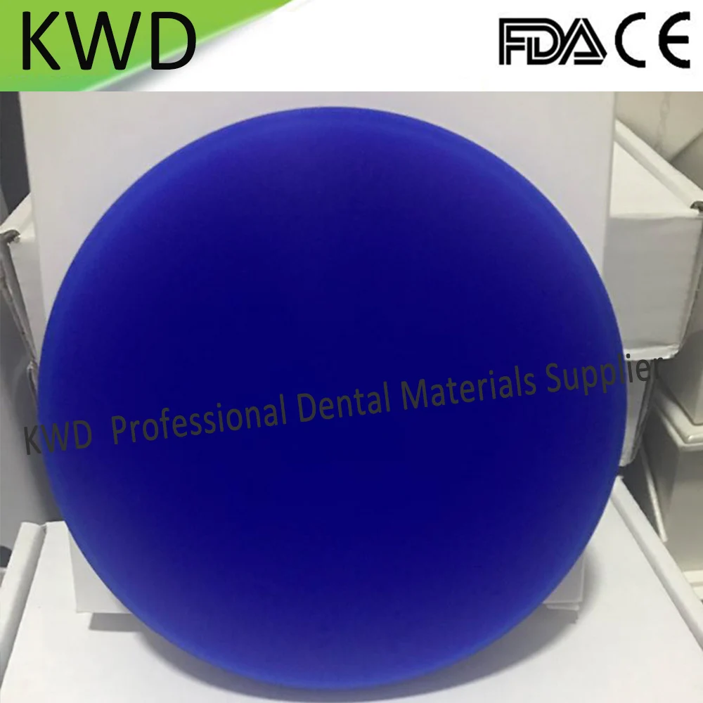 

5 Pieces/Lot Dental Wax Block Lab CAD CAM Wax Disc for Weiland System 98mm*10/12/14/16/18/20/25mm Blue Carving Wax Block