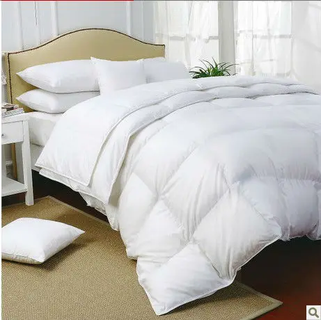 480GSM король гусиный пух ватное стеганое одеяло комфортное одеяло король или сделать любой размер
