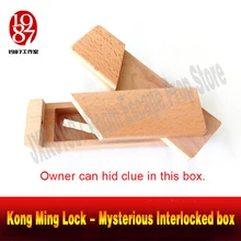 Номер побега игра prop Kong Ming Lock-таинственный блокированный ящик получить ключи скрыты в коробке камера в реальном времени takagism