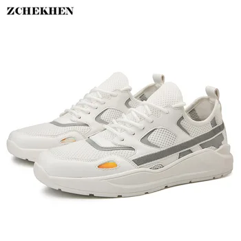 

Men's Chunky Trainers Sneaker Dad Shoes High Platform Shoes Men Sneakers Classic Black White Sneakers tenis masculino