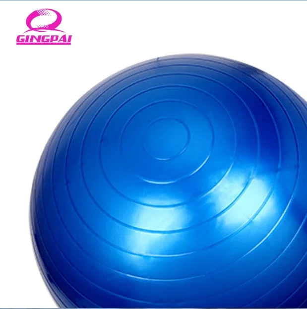 55 cm йога мяч физической Фитнес мяч прибор мяч для тренировки баланса фитбол yoga Тренажёр для дома сферы для балансировки прибор для занятия йогой - Цвет: Синий