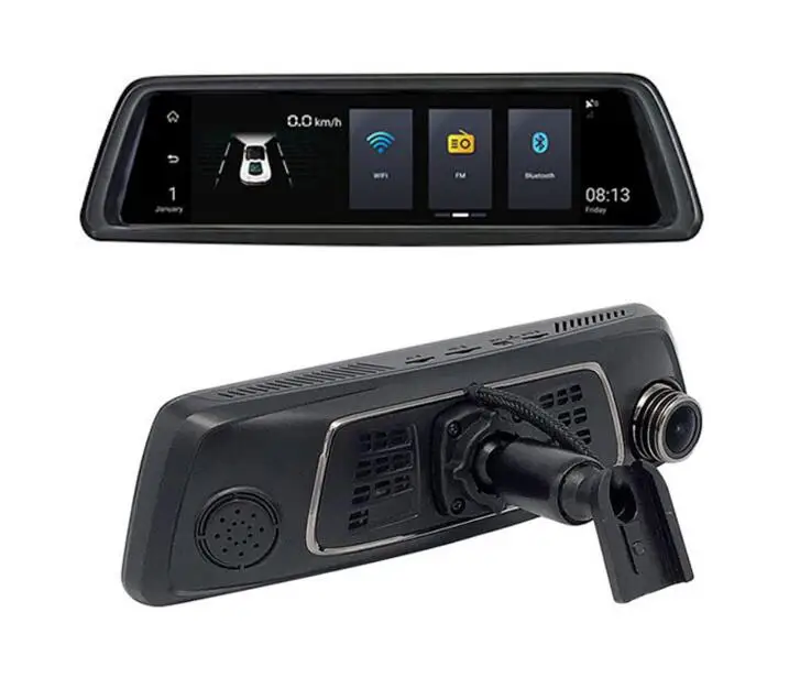 Зеркало видеорегистратор 2018 дюйма Full Touch FHD 1080P 4G Android GPS ADAS Wi Fi|dash cam|car rearview mirror dvrdual
