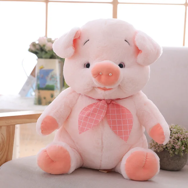 1pc 25cm Cute Piggy Animals Doll Soft Stuffed Kawaii Pig Plush Toys for Children Birthday Gift