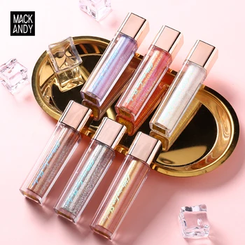 

MACK ANDY shimmer eyeshadow cream 6 colors glitter gold silver highlighter tint long lasting waterproof metallic eyeshadow AC094