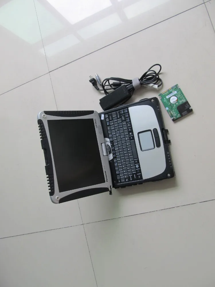  car diagnostic computer toughbook cf19 laptop touch screen with hdd for mb star c3 c4 c5 for bmw ic