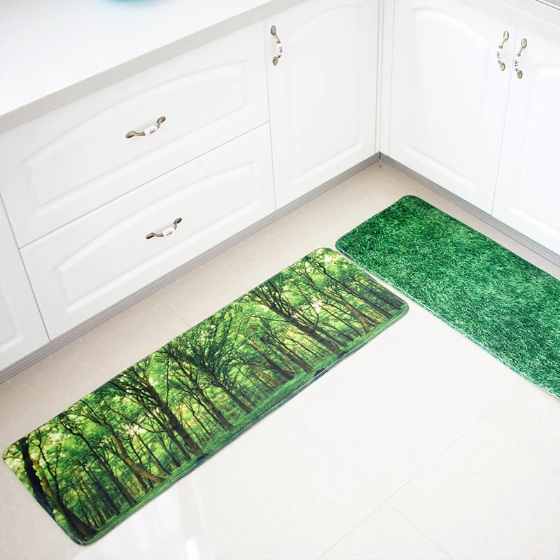 40*120cm Anti Slip Water Absorbent Pad Carpet Mat Kitchen Bedroom Bath