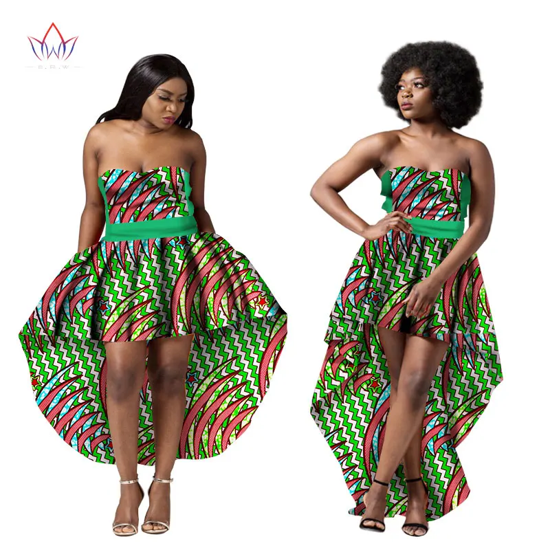 strapless african dress
