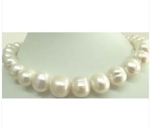 

HUGE 18"12-13MM SOUTH SEA WHITE CREAM PEARL NECKLACE VERY GOOD LUSTER AAAAA002 a(5.18)