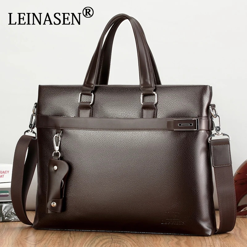 2017 Men Casual Briefcase Business Shoulder Bag Leather Messenger Bags Computer Laptop Handbag Bag Men's Travel Bags 2017 men casual briefcase business shoulder bag leather messenger bags computer laptop handbag bag men s travel bags