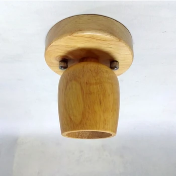 

Wood Ceiling Lamp Bases E27 screw bedroom ceiling corridor for wood base balcony lighting lamps