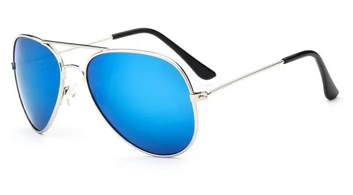 New Brand Designer Sun Glasses for Children Cool Mirror Reflective Metal Frame Kids Sunglasses Children's Glasses UV400 Sg121