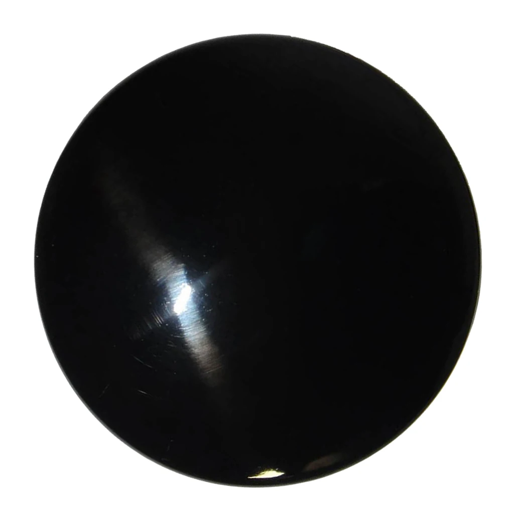 

Gloss Black Steering Wheel Center Cover Cap 2-1/2' x 3/8' Marine Boat Centro de direccion Centre du volant