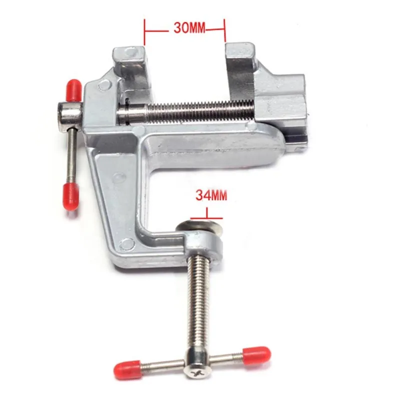 1 шт. высокое качество Алюминий сплава Таблица вице мини тисках DIY Инструменты раскрытие челюстей 40 мм